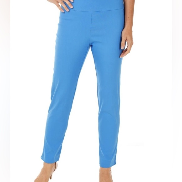 Krazy Larry Pants - like New Cornflower Blue Krazy Larry Pull On Pants